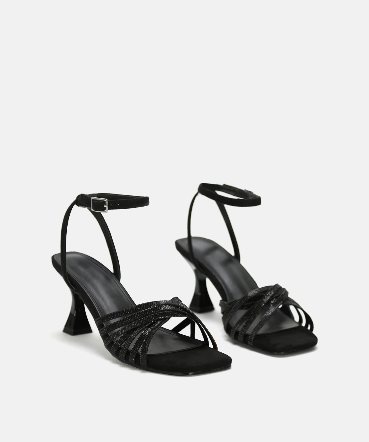 Sandalia tac&oacute;n strass image number null